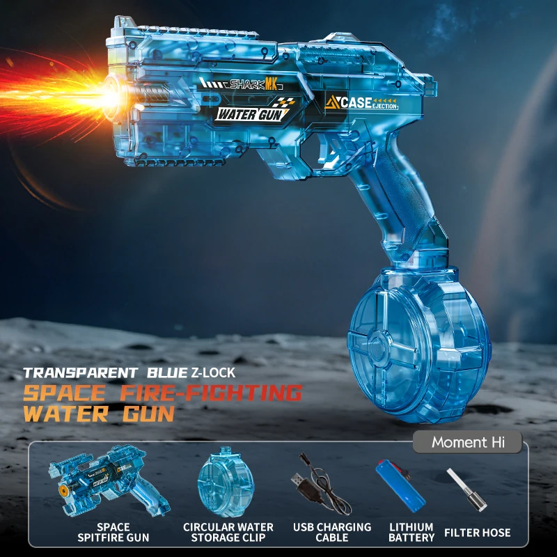 Elektrische waterpistolen voor volwassenen Krachtige spuitmond Automatische waterzuiging Waterblasters Zomer buiten strand speelgoed voor jongens Kindercadeau