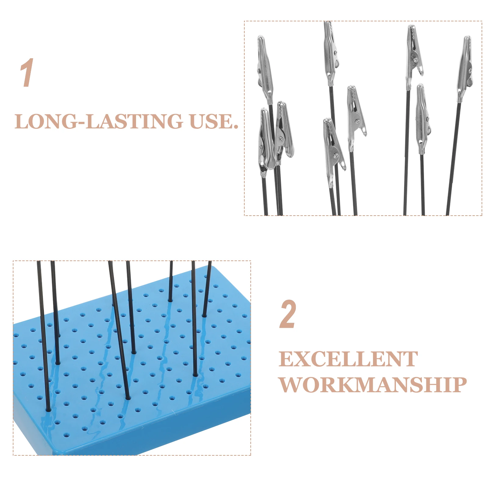 

1 Set Painting Stand Kit Adjustable Color Clips Base For Miniature Airbrushing Diy Supply Spraying Workbench Alligator Clamp