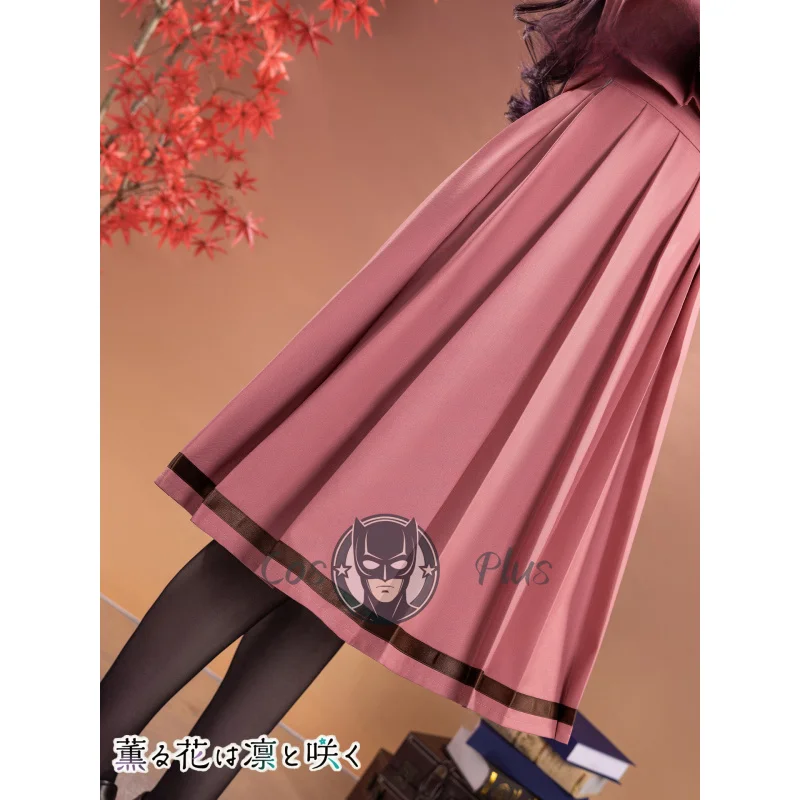 أزياء Waguri Kaoruko النسائية التأثيرية أنيمي زهرة عطرة تزهر مع كرامة JK زي جميل ملابس حفلات الهالوين