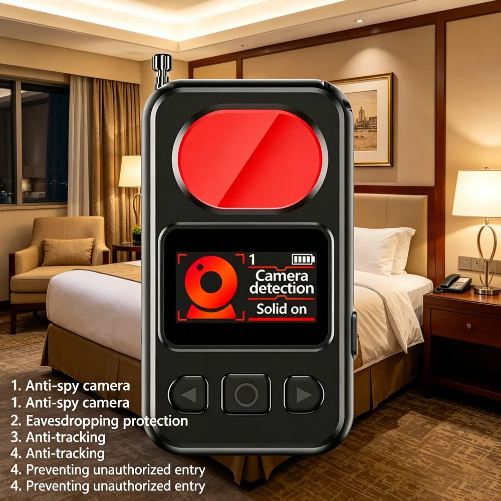 多機能アンチスパイ検知器-隠しカメラ検知器-rf信号スキャナー-gpsロケーター検知器-盗聴器発見器-車用