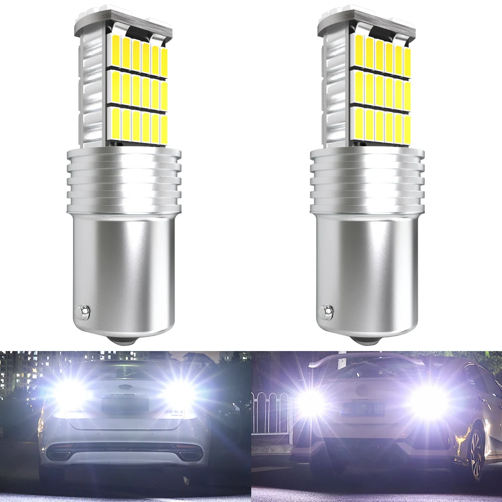 2Pcs 1156 Ba15S Led… - image