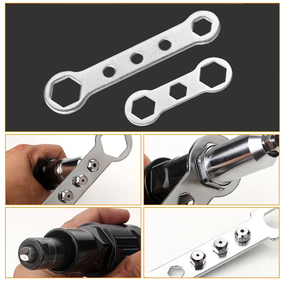 Electric Rivet Nut Gun Riveting Tool Core Pull Accessories Attachments Cordless Riveting Drill Joint Adapter Insert Nut Tool