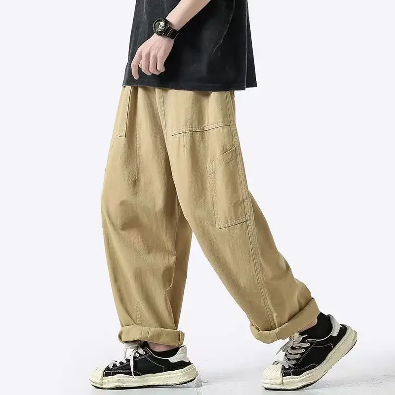 ركض السراويل البضائع للرجال الصيد ملابس عمل واسعة Techwear أرخص الجمالية العادية صالح Harajuku بنطلون فاخر غير رسمي رجل
