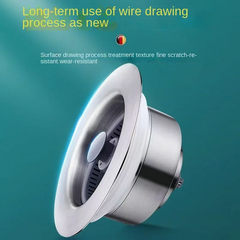 ABS material kitchen sink filter pressed bouncing core sink universal washing basin leakage plug