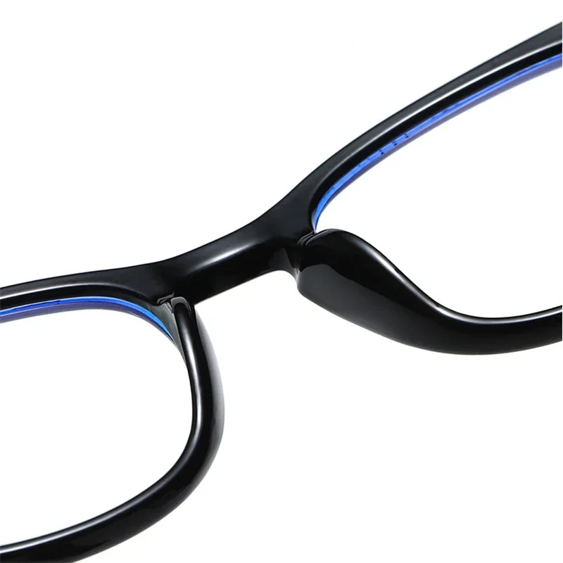 Leopard Frame Oval Shortsighted Prescription Glasses Anti Blue Rays Student Optical Lenses With Custom Recipe -0.5 -0.75 To -6.0