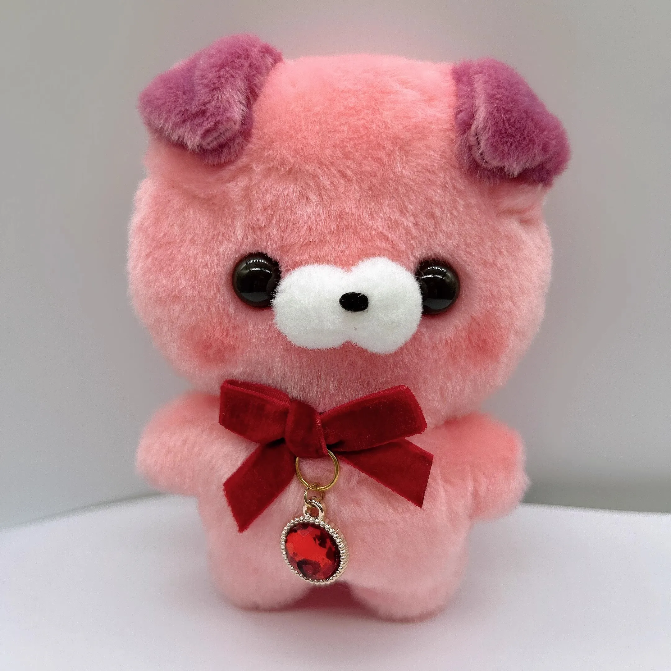 New plush doll cute standing animal birthday series diamond plush doll adornment