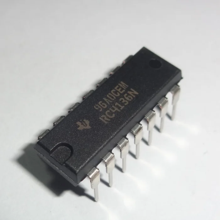 1PCS Imported RC4136N RC4136 DIP14 Universal Operational Amplifier Brand New In Stock IC