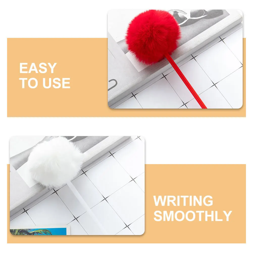 

6pcs Ballpoint Pens Cute Writing Pens Smooth Office Desk Decor Gift For Teachers Students Coloring Sketching Journaling