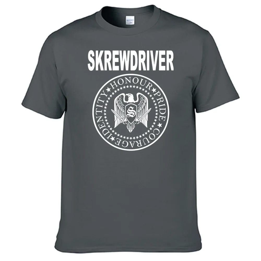 Band Skrewdrivers T Shirt 100% Cotton Men Shirt N019