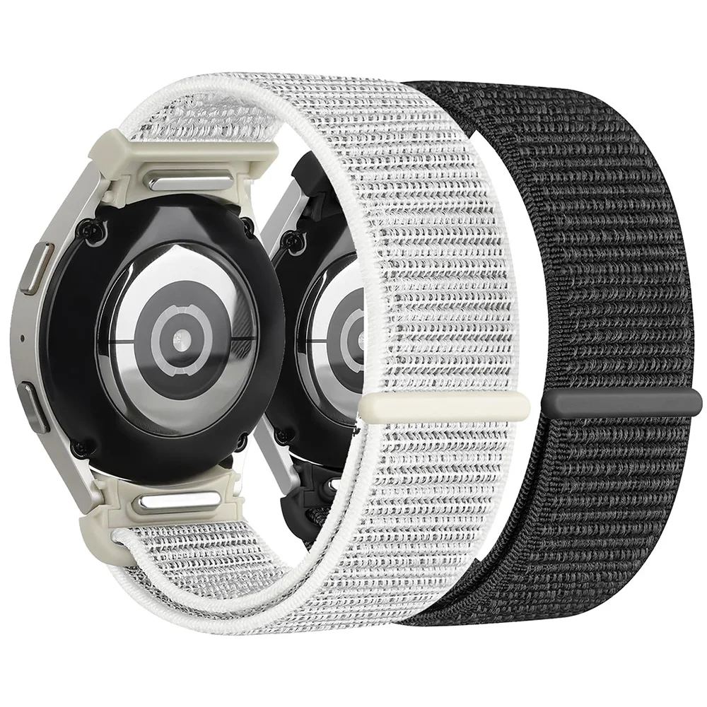 No Lücken Nylon-Schlaufenband für Samsung Galaxy Watch 7/FE/6/4/classic/5 pro 44 mm 40 mm Sportarmband Galaxy Watch7 Armbandzubehör