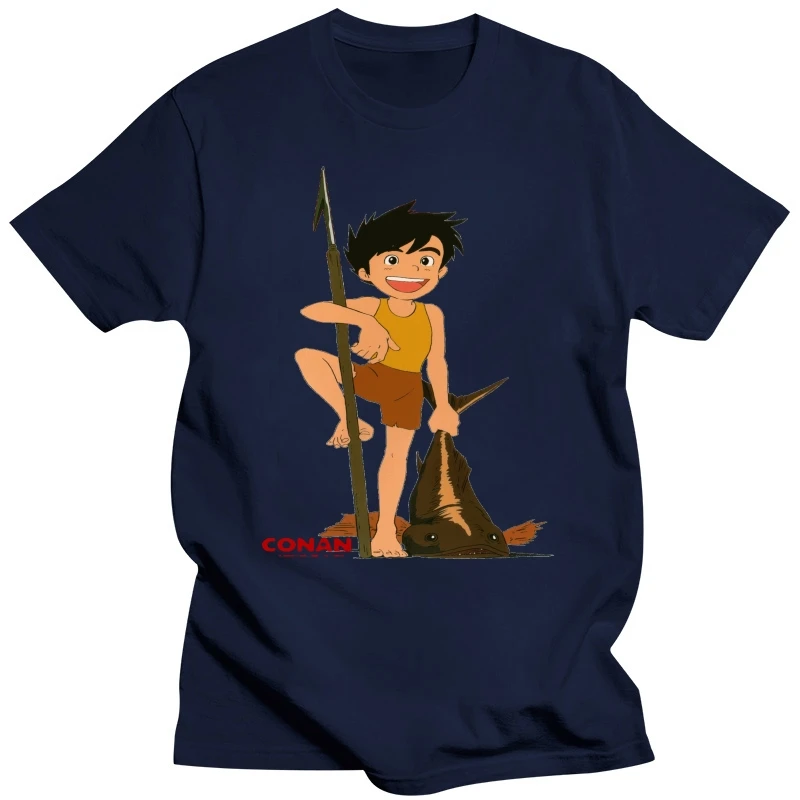 Mesh T-Shirt Future Boy Conan Carton Years 80 - 1-S-M-L - Xl Printing Tee Shirt