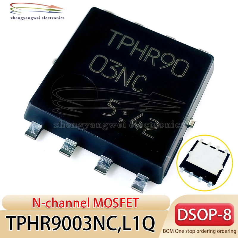 5PCS TPHR9003NC, L1Q code TPHR90 03NC QFN-8 N-channel 30V 60A MOSFET