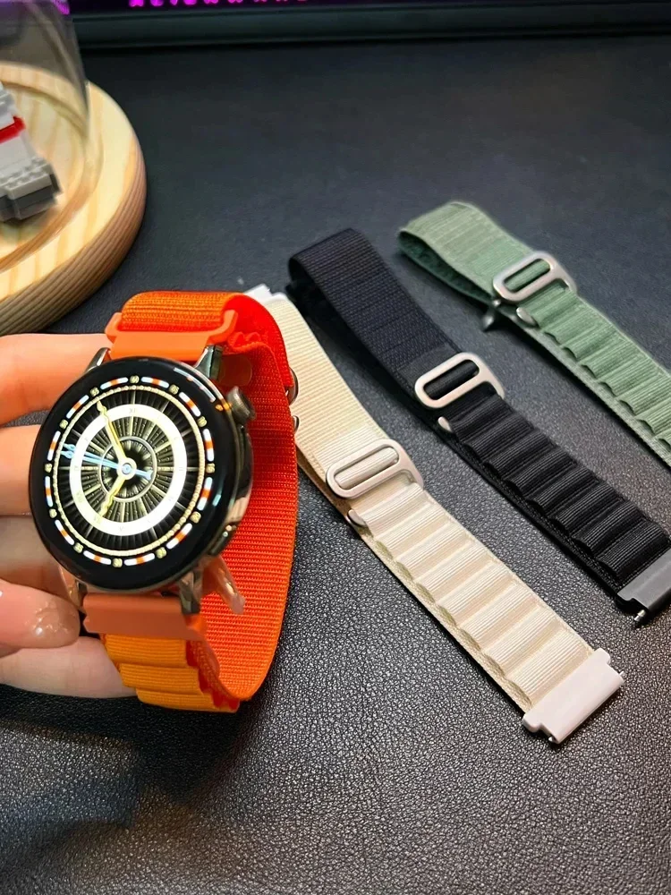 Alpine Loop per Samsung Samsung Galaxy Watch 7 FE 6 5Pro 4 Classic Xiaomi Watch S4 Bracciale in nylon Redmi Watch 5 Active Lite band