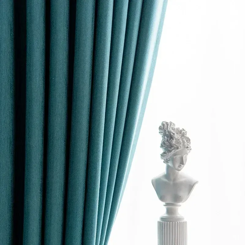 

Shading Curtains for Living Dining Room Bedroom Luxury Solid Color Shading Curtain Fabric Finished Productcustomize White Tulle