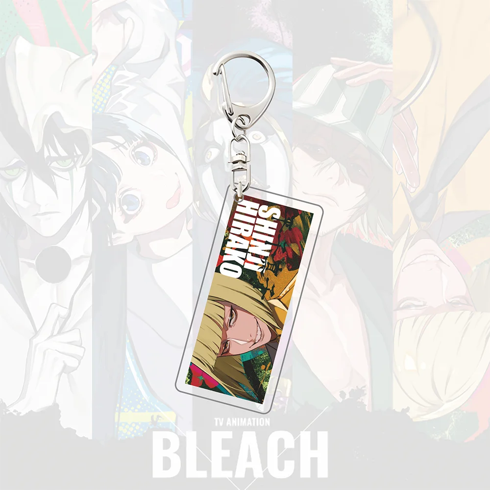 BLEACH x LAM SOUL ART SHOWCASE Acrylic Keychain, Ulquiorra Riruka Mayuri Kisuke Shinji Figure, Street Art Style Bag Charm Gift