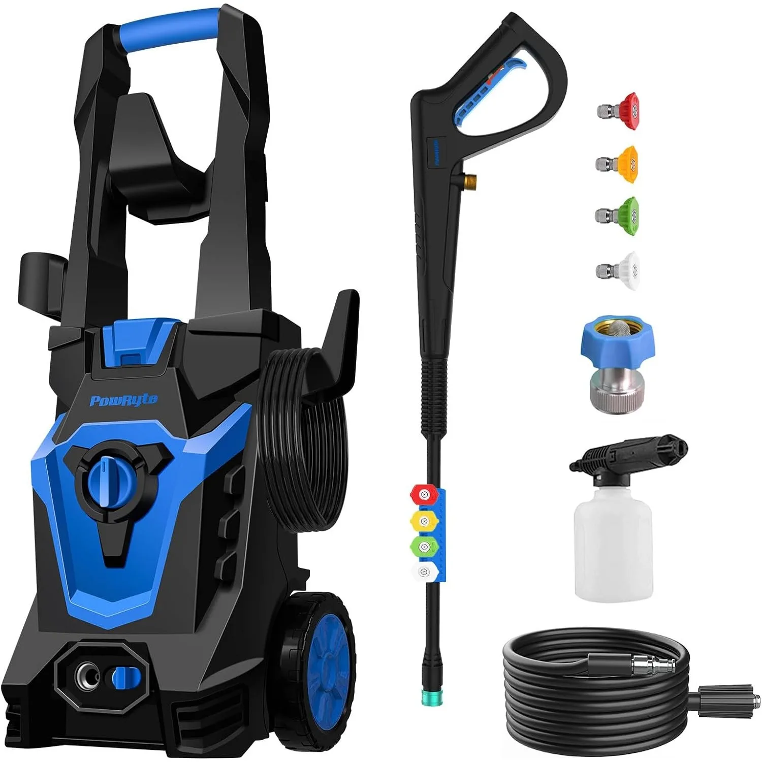 

NEW Electric Pressure Washer, Foam Cannon, 4 Different Pressure Tips, Power Washer, 3800 PSI 2.4 GPM