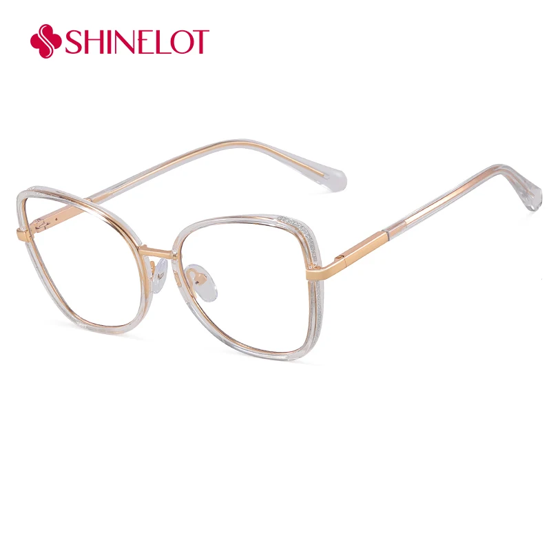 

82145 Concise Style Anti Blue Light Glasses TR90 Frame Cat Eye Women Eyeglasses Radiation Protection Eyewear Outdoor Glasses