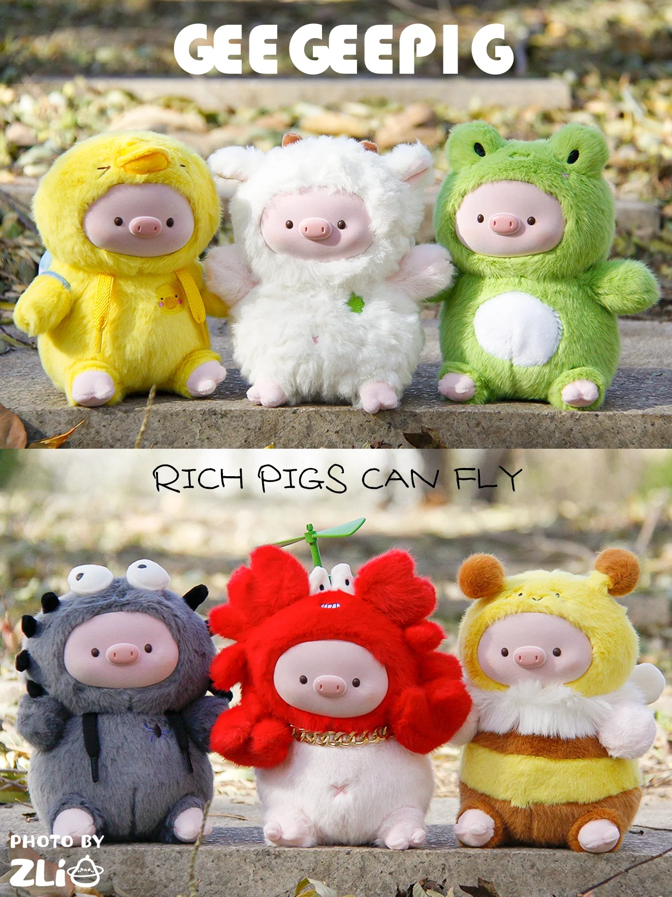 

Blind Box Authentic Zhiwu Pig Wish Countdown Series Plush Blind Box Cartoon Cute Lulu Pig Bag Decorative Pendant Surprise Gifts