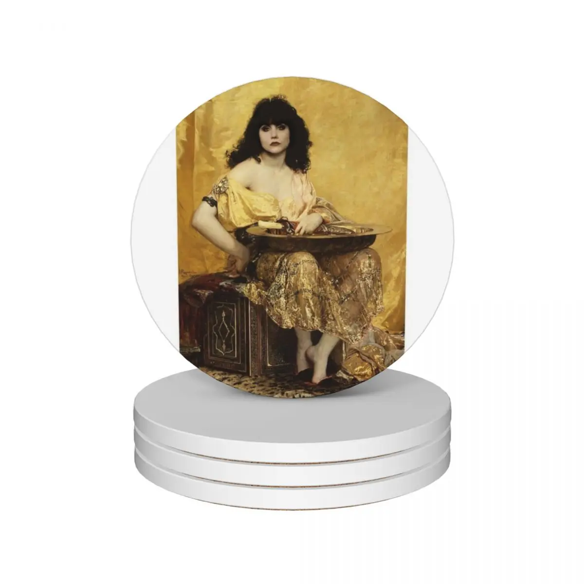 

What We Do In The Shadows Nadja Ceramic Coasters (Set of 4) mug set eat table Tea cups cute Coasters