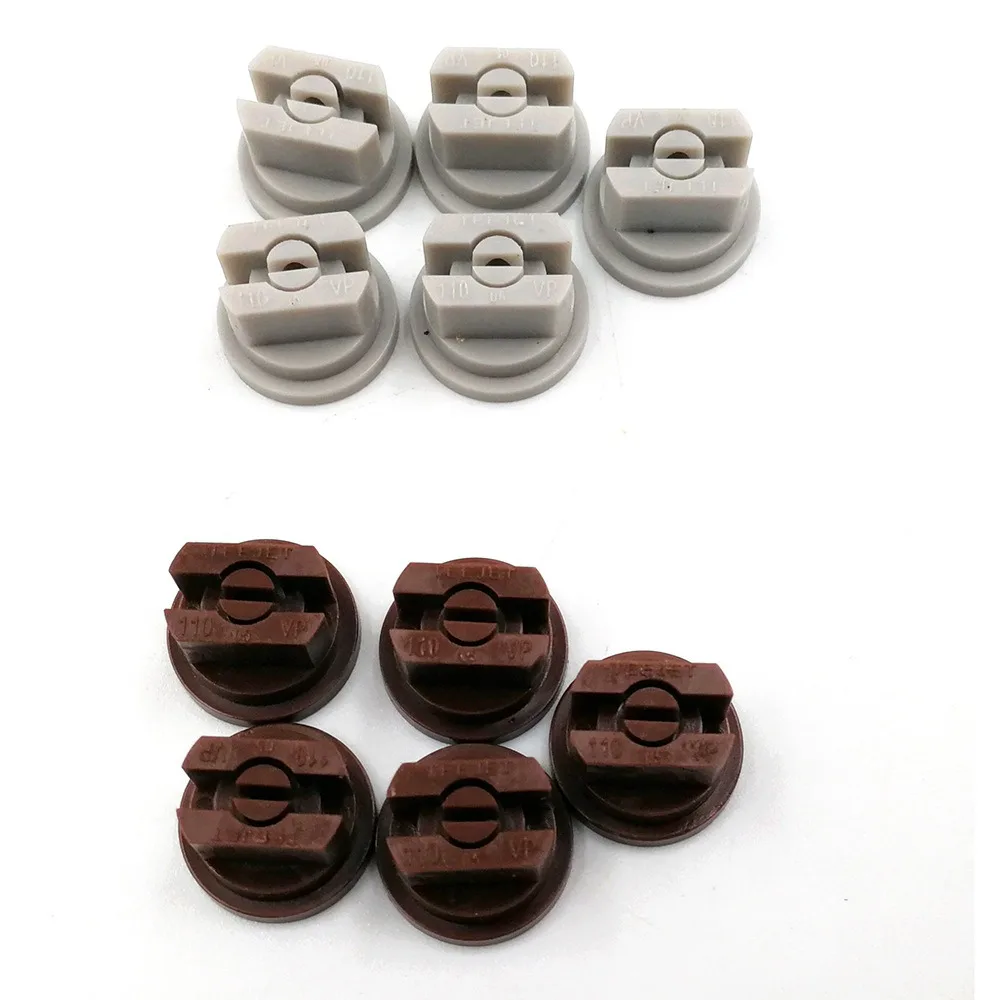 20PCS Agriculture Pesticide Spray Boom Jet Nozzle Tip TP TPU Flat Fan Shape Knapsack Sprayer Nozzle Angle110 Universal