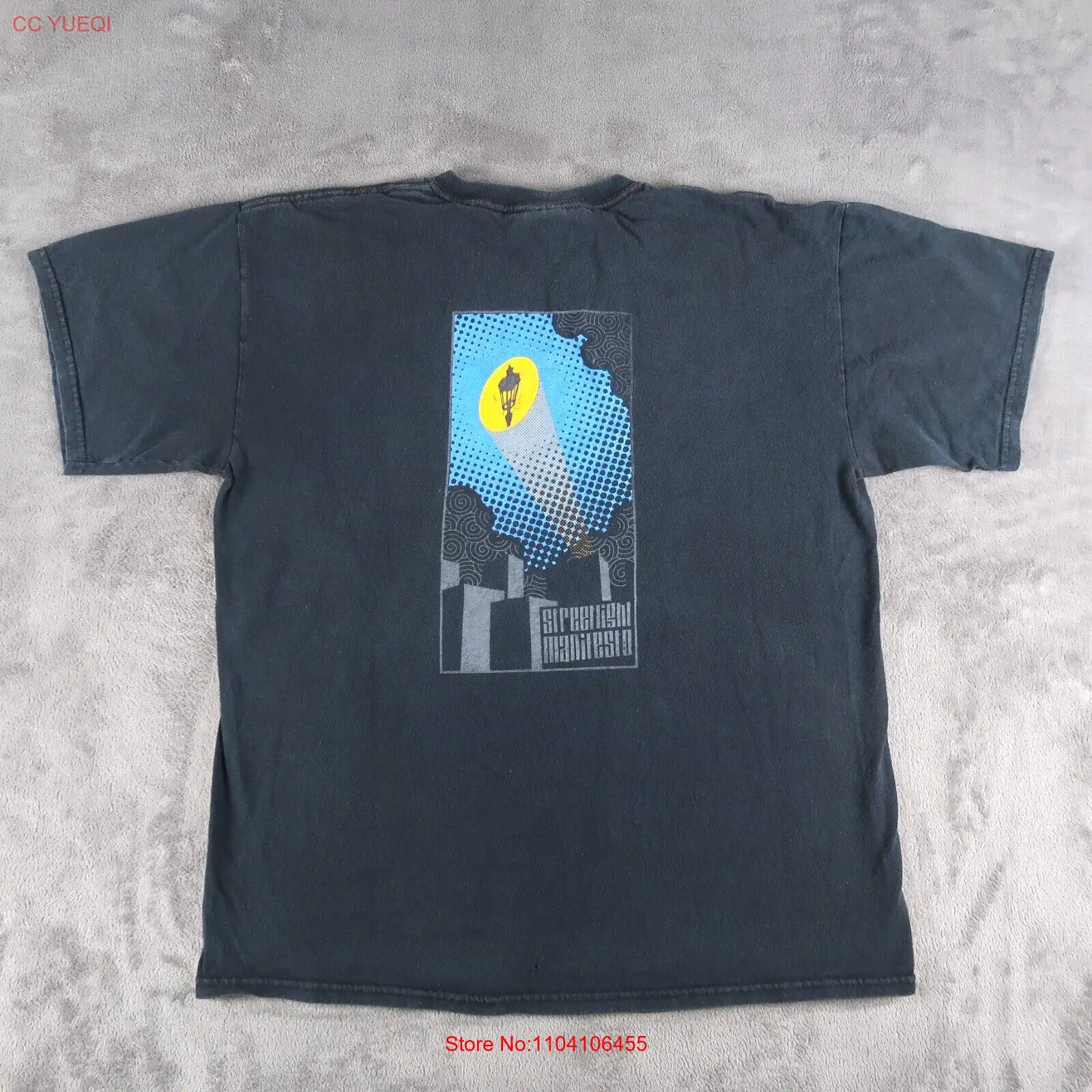

Vintage Y2K Streetlight Manifesto Band Tee Black Size L T Shirt Black Music
