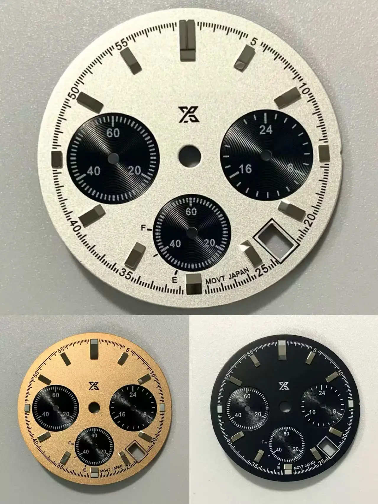 قرص تاريخ مضيء باللون الأخضر بشعار S مقاس 29.5 مم، مناسب لملحقات الساعة الأوتوماتيكية اليابانية VK36 ذات علامة على شكل حرف S. #1