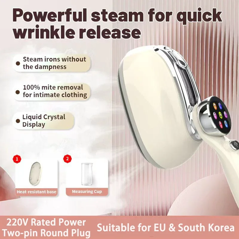 

5-скоростной регулируемый мощный отпариватель для одежды, вращающийся утюг, ручной портативный быстрый нагрев для дома и путешествий