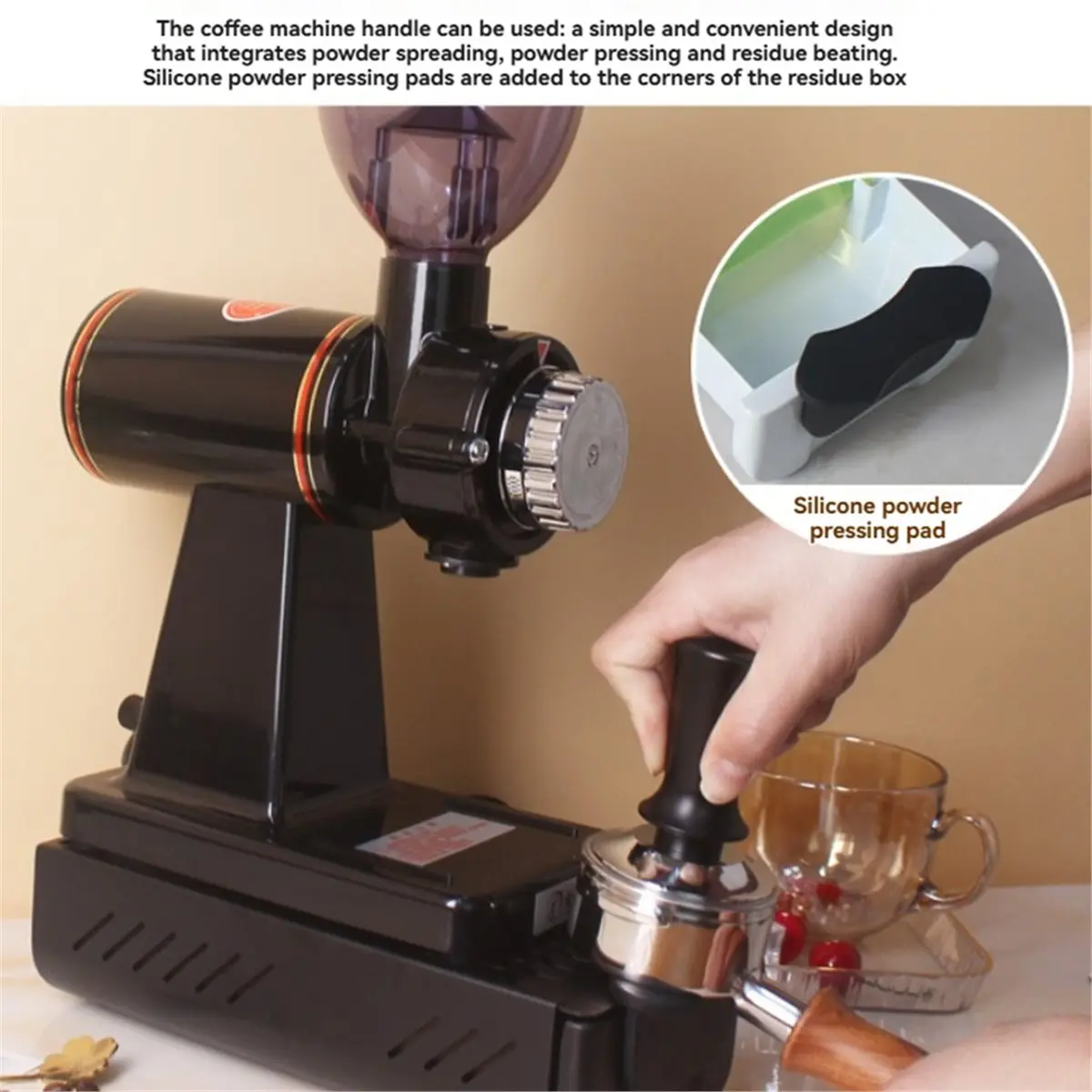 【MUST-HAVE LIST】 Stainless Steel Coffee Grounds Box Drawer Type Knock Box Slag Barrels Dual-Use Coffee Powder Container