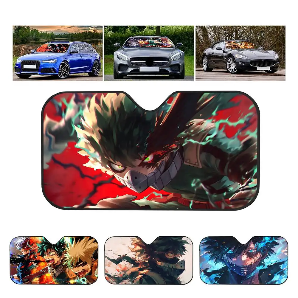1 قطعة أنيمي الكلاسيكية بطلي A-الأكاديمية مظلة السيارات درع الزجاج الأمامي نافذة الشمس مانع غطاء لشاحنة SUV قناع العالمي