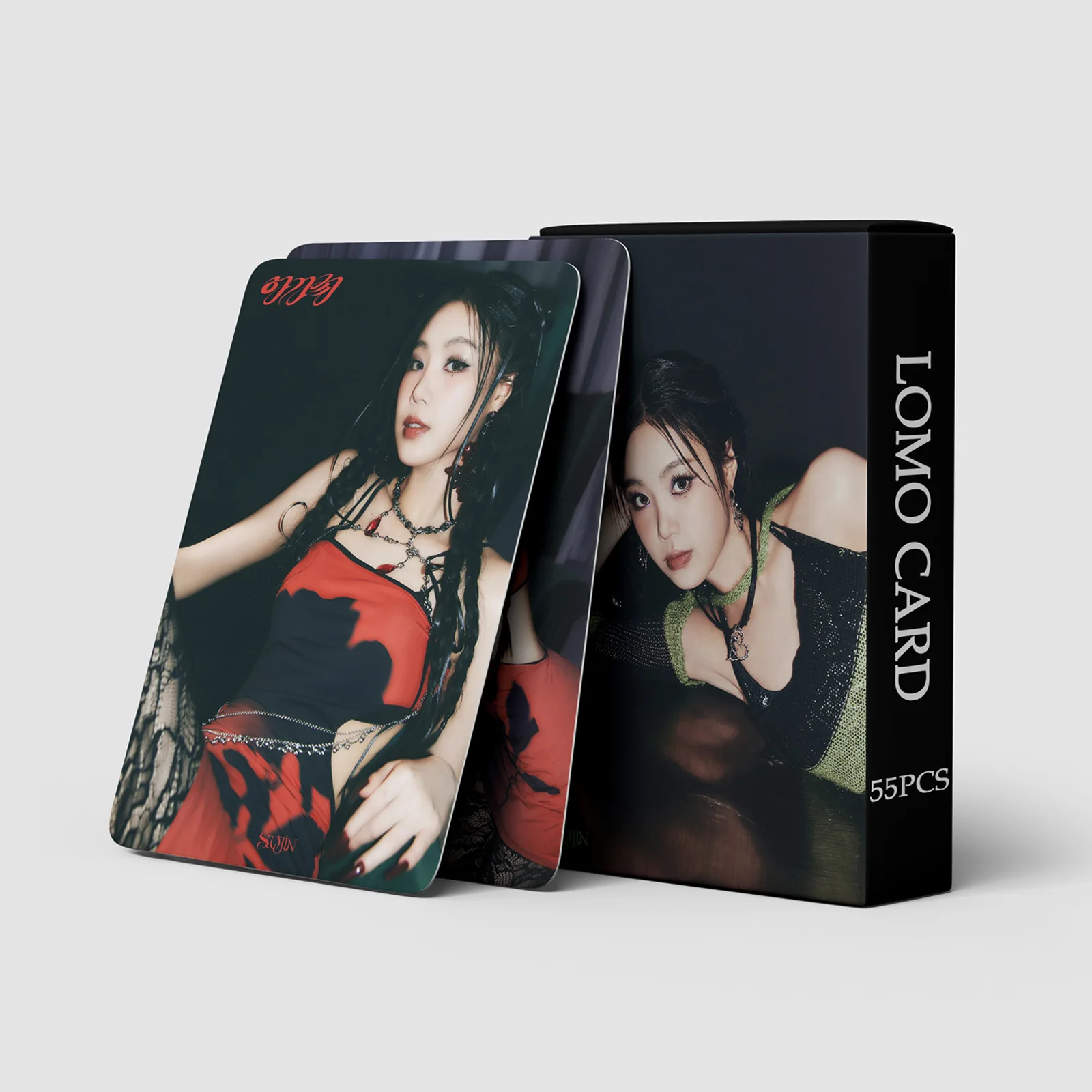 55Pcs/Set Kpop Idol GIDLE SUSU New Album AGASSY Lomo Cards Photocard Poster SOOJIN HD Print Postcard Fans Gifts Collection