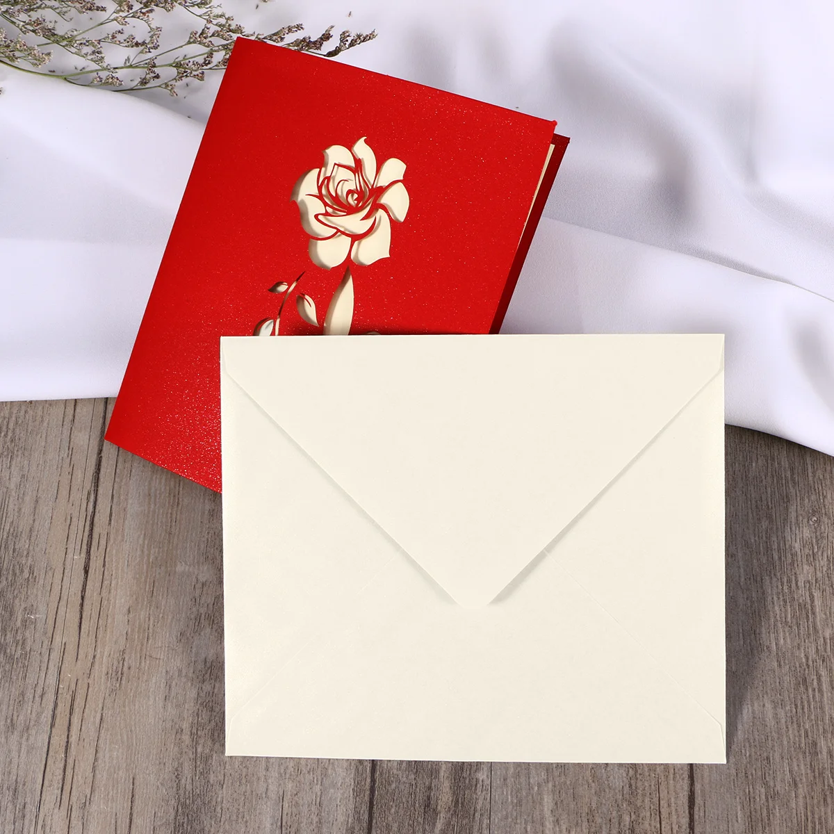 

15.5 X 12.5cm 3D Up Greeting Cards Handmade Pop Up Cards for Birthday Valentine Christmas Holiday Surprise Gift