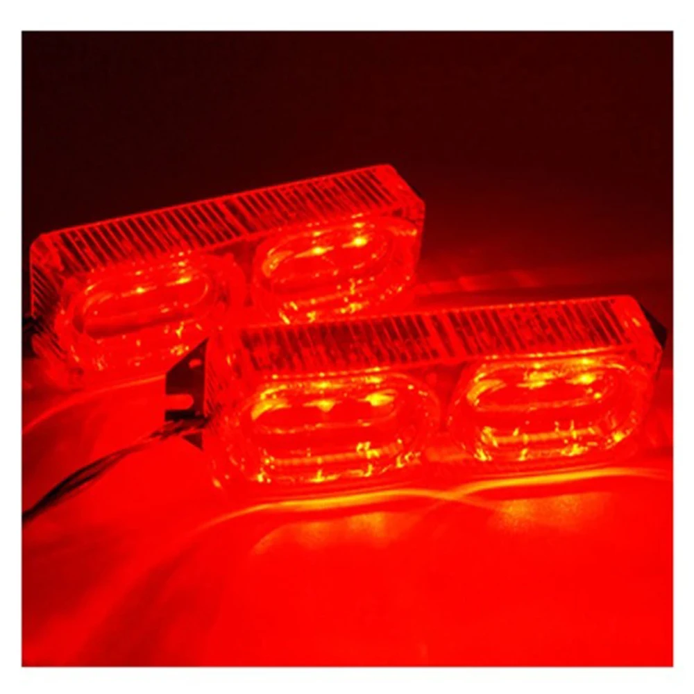 1pcs motorcycle flashing Tail lights Strobe Warning lights led Beacon Anti-collision Indicator light moto License plate light