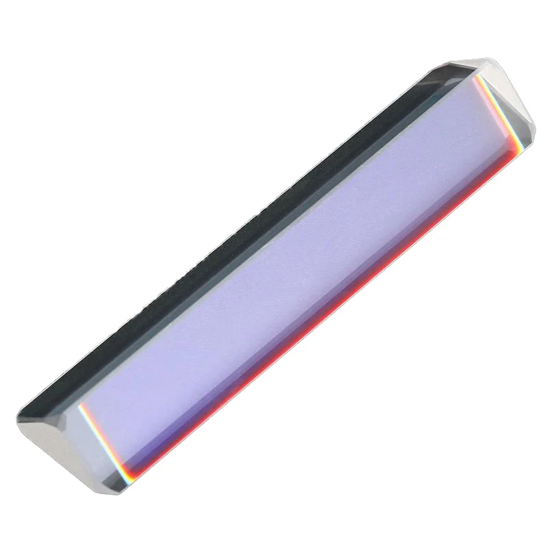 Prisme triangulaire en verre arc-en-ciel, capteur de soleil, expérience scientifique, prisme optique pour enfants, pour voir la réfraction de la lumière
