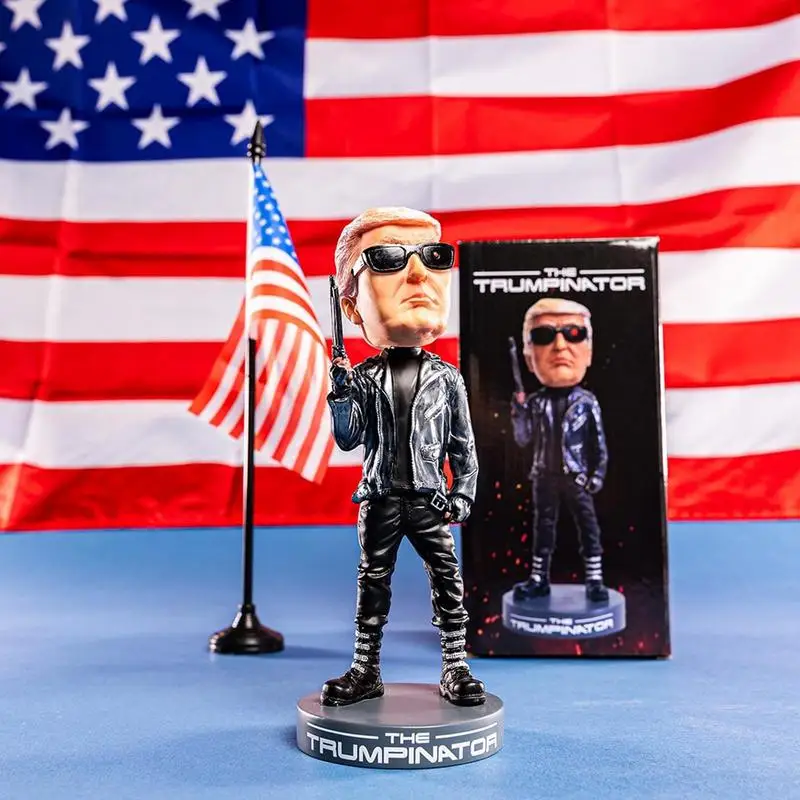 Männer Wackelkopf Erwachsene Statue Harz American Ehemaliger Präsident Wackelkopf Präsident Republikaner Amerikaner Lustige Figur