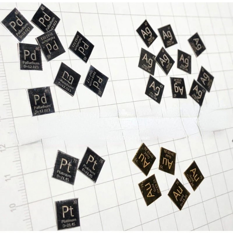 Custom [Precious Metal Periodic Table Series] Gold Sheet Period Phenotype Gold Sheet Pure Gold Sheet Au9999