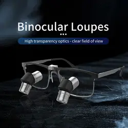 Dental Loupes Ergo Customized Head Magnifier Glass Dental Lab Medical Loupes Magnification Binocular 4x 6x