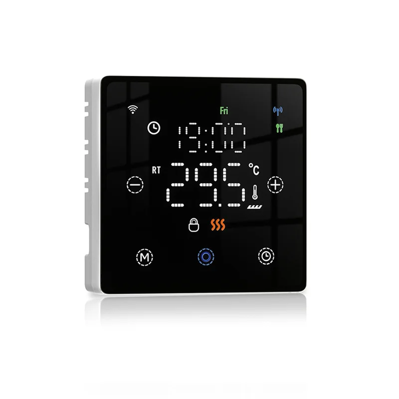 FFYY-Tuya Wifi APP 音声スマートサーモスタットコントローラーガスボイラー用水/電気床暖房リモート温度 A