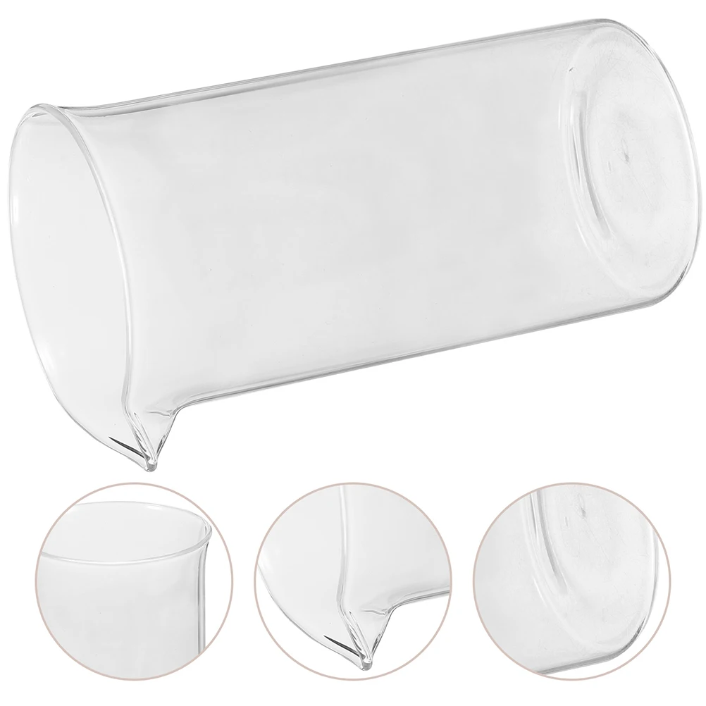 

Glass Coffee Press Replacement Cup Sturdy Heat Resistant Easy Clean Coffee Pot Handle for Kitchen Office Use Glass Handle