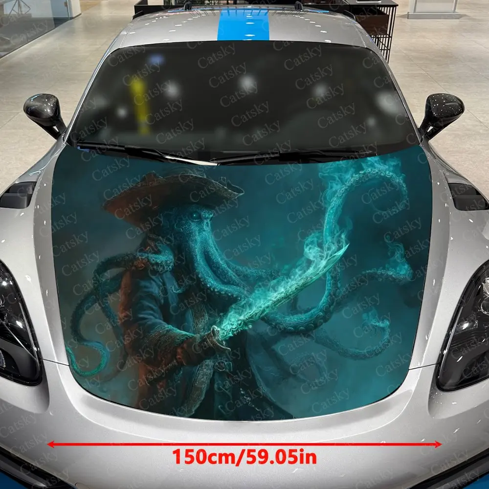 Booty Juggler Car Hood Graphic Stickers, Car Aesthetics, Eye-catching Pattern Decorations, PVC Waterproof Self-adhesive Stickers