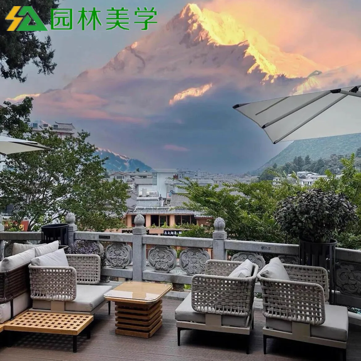 

Outdoor rattan sofa courtyard outdoor leisure terrace balcony hotel waterproof designer rattan chair aluminum alloy furniture