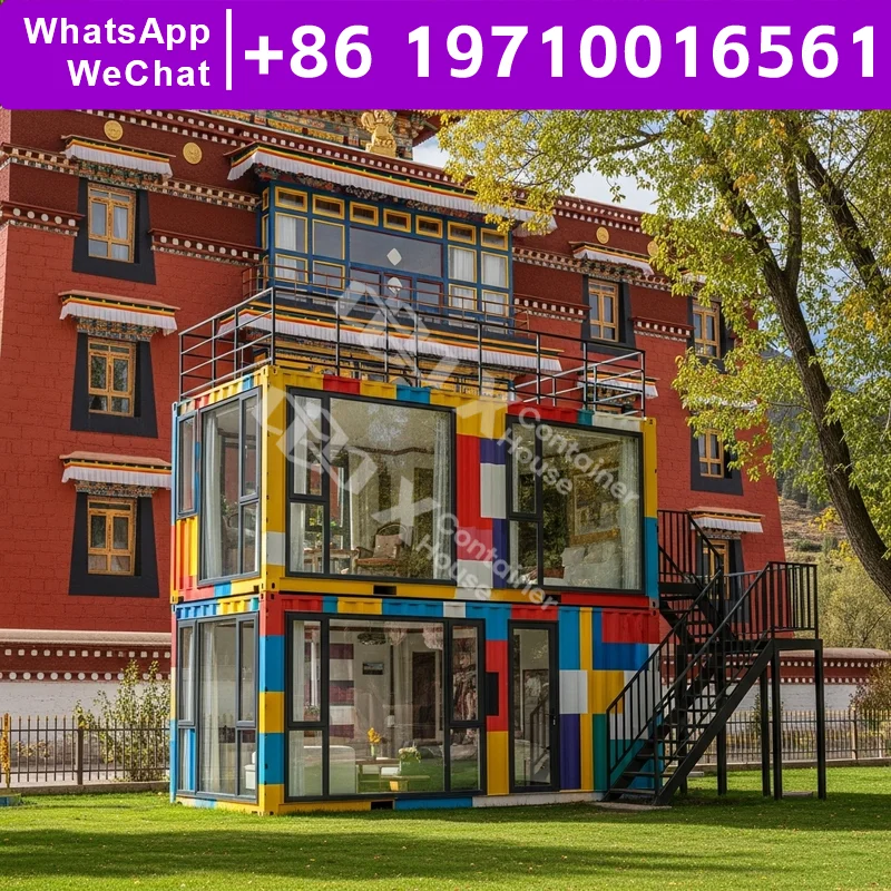 

Pre Built Homes Flat Pack House Bungalow Home Residential Small House Mobility Multi Purpose Fast Installation Container House