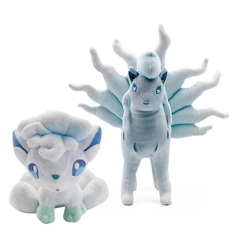 25cm pokemon alola vulpix ninetales pelúcia anime bonito raposa macio animais de pelúcia boneca dos desenhos animados brinquedo de pelúcia presentes de aniversário para crianças