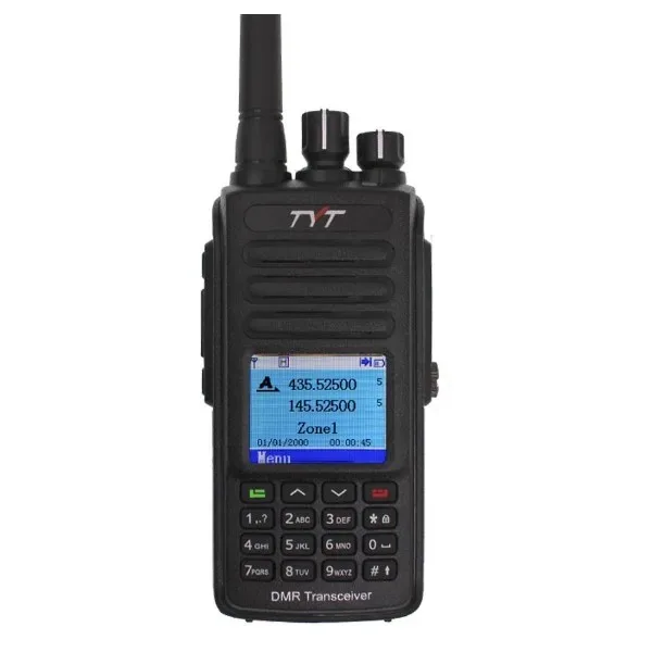 TYT-Walkie Talkie Digital MD-UV390 DMR 5W AES256/128 IP67, resistente al agua, doble ranura de tiempo, Radio bidireccional, TYT, UV390