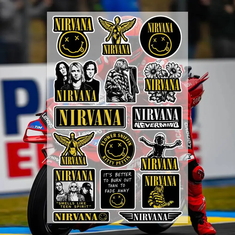 N-Nirvana  Decal Set High Quality Printed and Cut Stickers Motorcycle Sticker