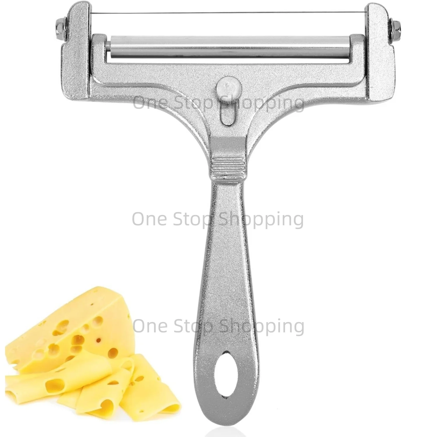 

Cheese Cutter Stainless Steel Cheese Slicer with Adjustable Handheld Butter Block Cutter for Kitchen Slicing Tools