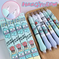 Sanrio Hangyodon Gel Pen Cartoon Press Pens Student 0.5mm ST Quick Dry Black Neutral Ballpoint Pen Girl Kawaii Office Supplies