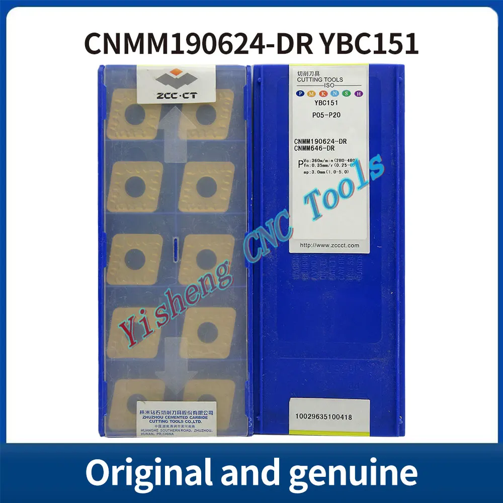 ZCC CT CNMM 190612 -DR CNMM 190616 -DR CNMM 190624 -DR YBC351 YBC252 YBC251 YBC152 YBM253 YBC151 إدراجات كربيد تشوتشو الأصلية