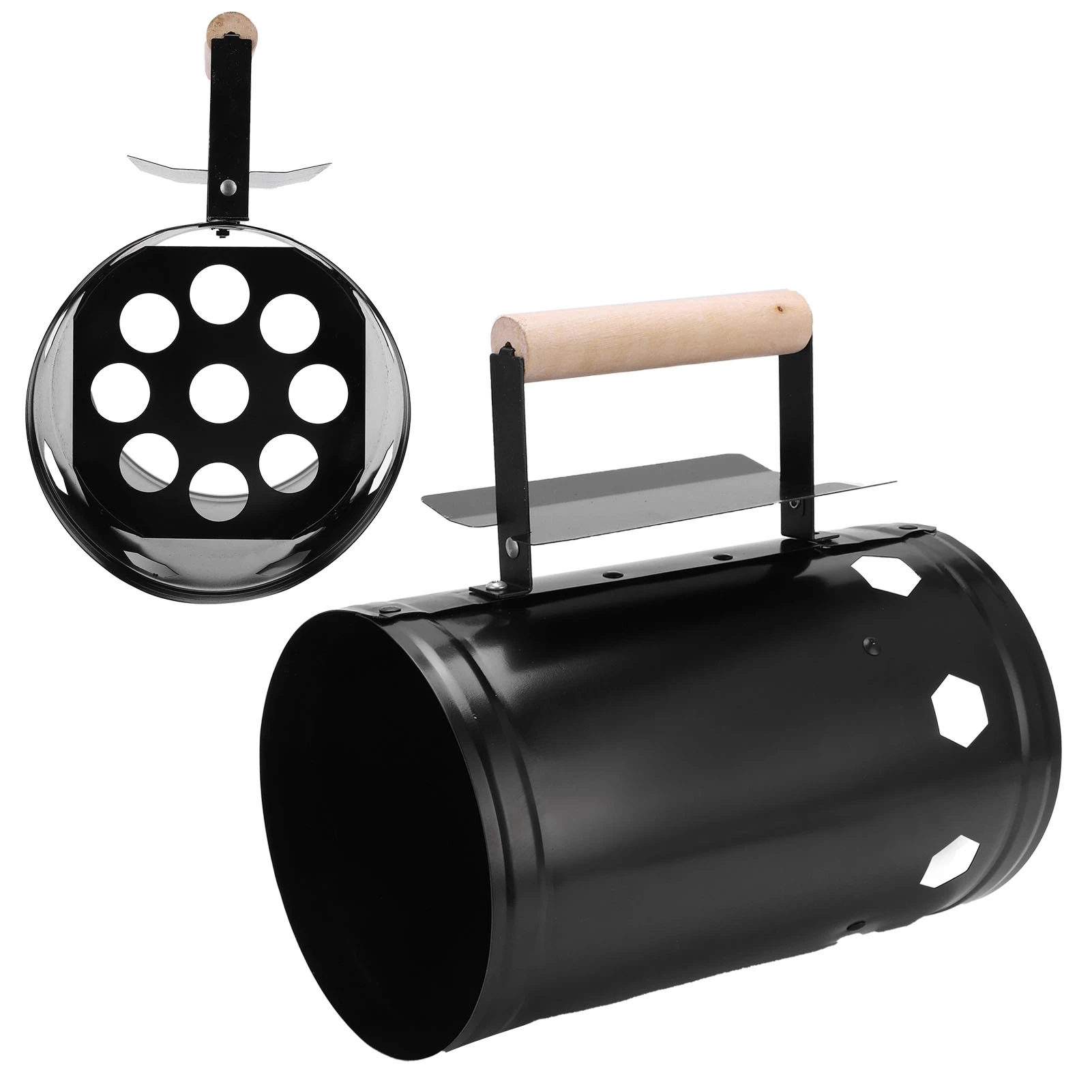 

Fast Charcoal Barrel Carbon Stove with Handle Outdoor Barbecue Bamboo Chimney Tools Grill Charcoal Fast Stove Barrel