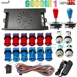 Arcade 9800 In 1 Saga Dx Kit 2 Player Arcade Diy Kit Arcade American joystick and button add Game Arcade Machine Pandora Kit
