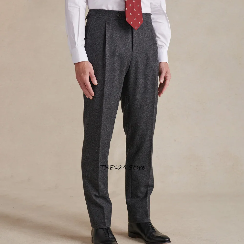 

Straight-leg Pants Men's Tailoring Pants for Man Business Casual Thick Wool Fabric Trousers Work Trouser Classic Clothing